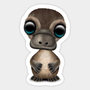 Cute Baby Platypus Sticker